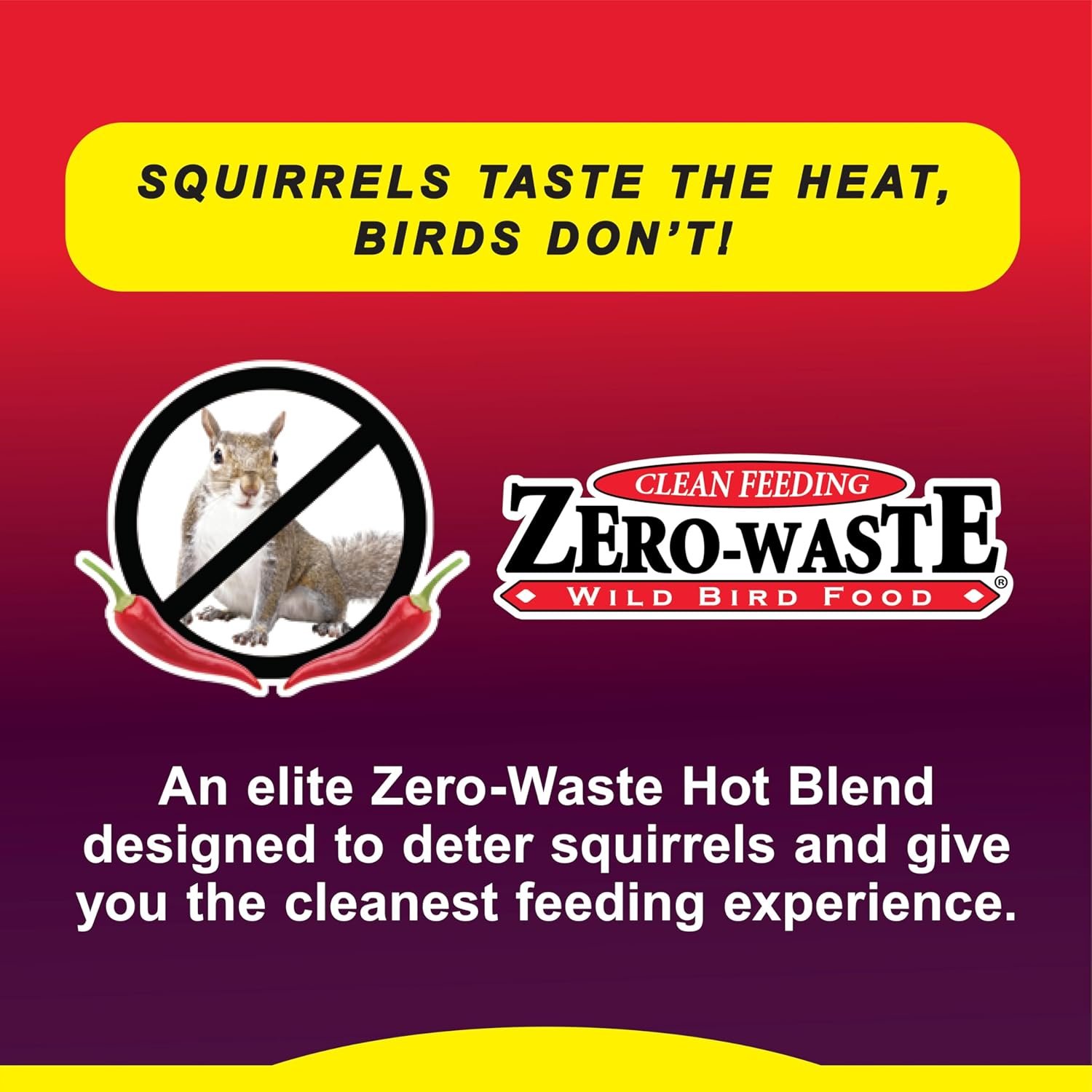 Wild Delight Advanced Formula Squirrel Away Zero Waste Wild Bird Food 5lbs | No fillers, premium ingredients, real chili peppers, zero-waste formula, wild bird feed for songbirds, deters squirrels - Image 3