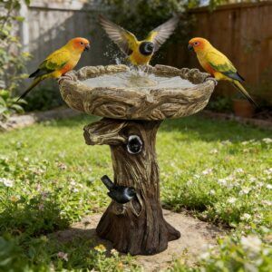 SKYFIRE Bird Baths for Outdoor R...