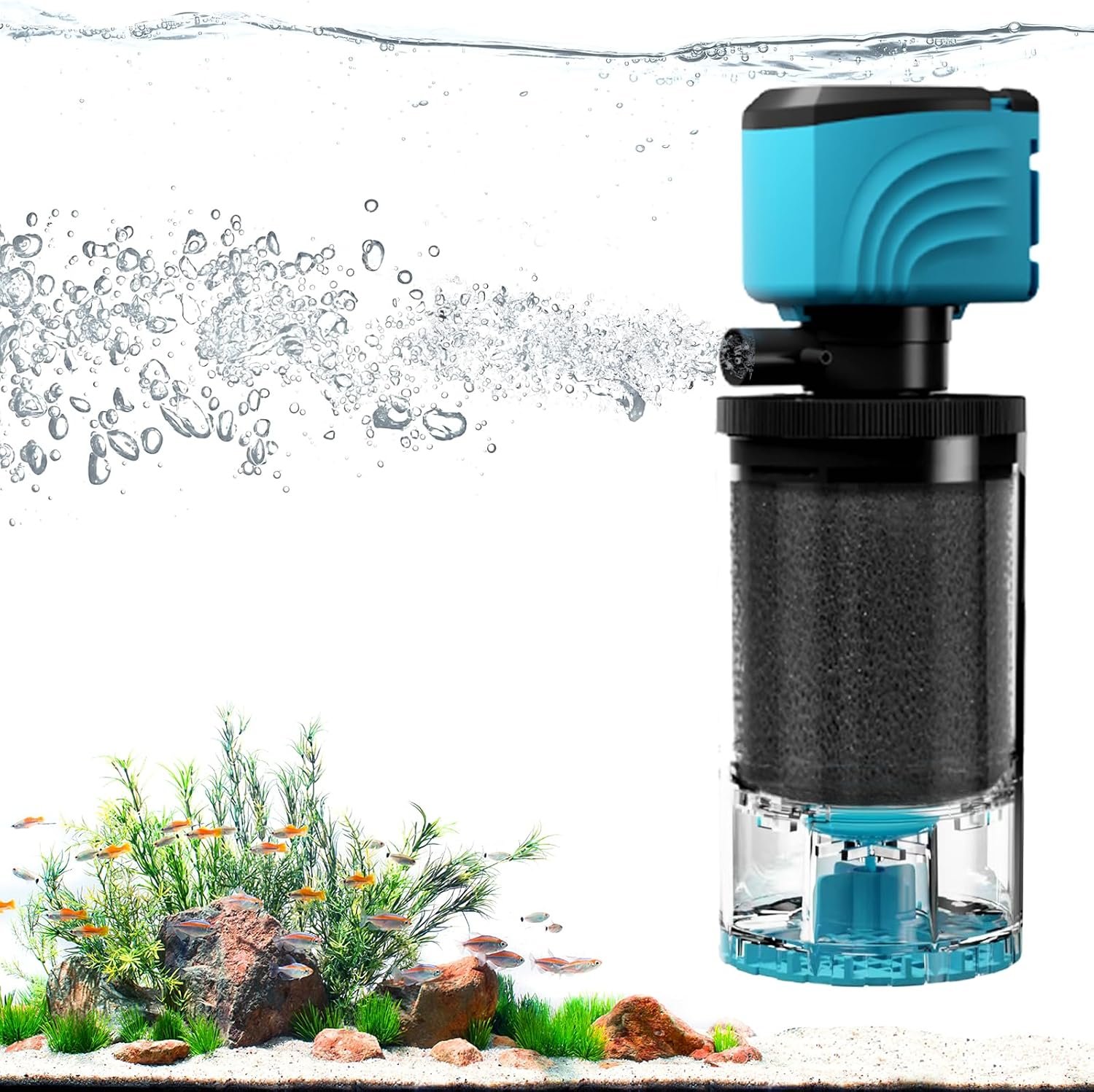 Submersible Aquarium Filter, Upgrad...
