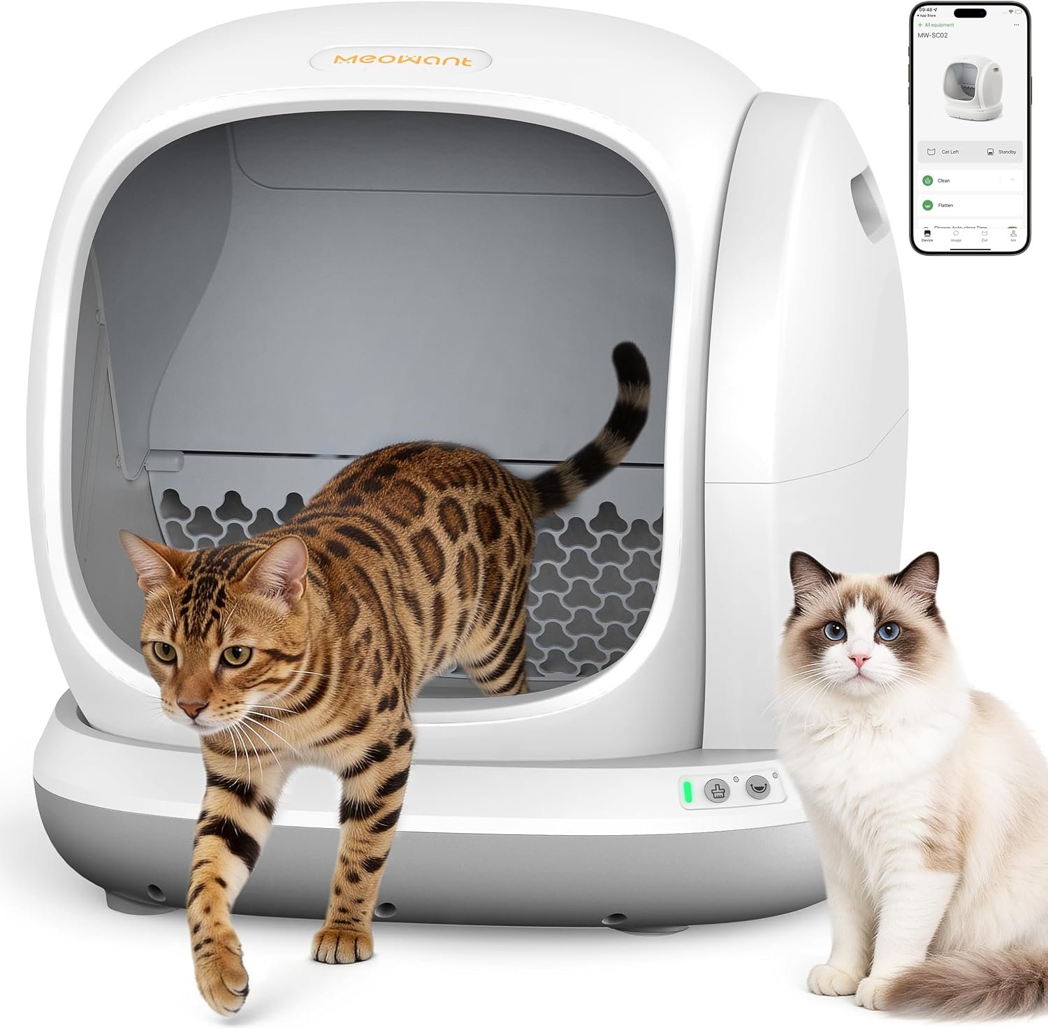 Meowant Self Cleaning Cat Litter Bo...