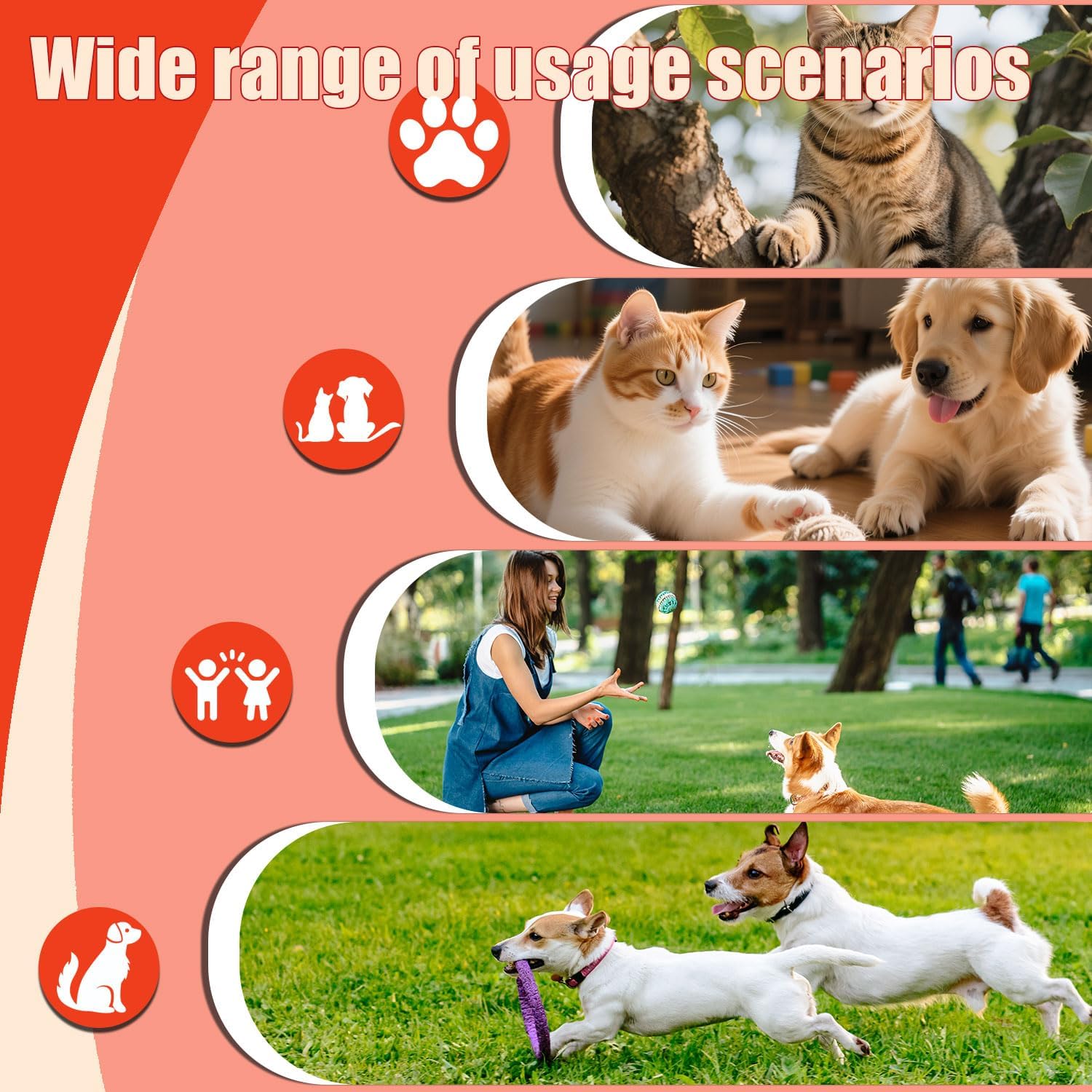 GPS Tracker for Dogs & Cats - No Monthly Fee, Waterproof Real-Time Tracking Collar for Pets, Kids,Luggage & Assets | 367-Day Battery Life | iOS & Android Compatible | Anti-Lost Device - Image 4