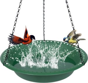 OVZILKI Bird Baths for Outdoors Hea...