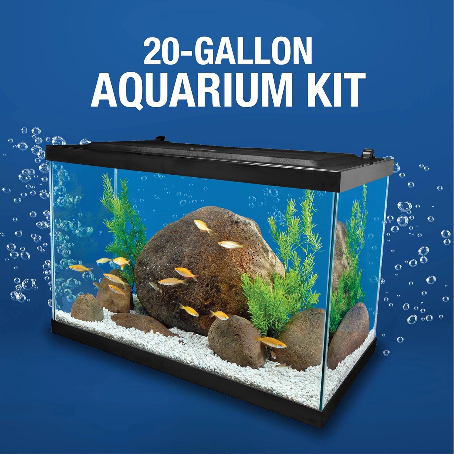 Tetra Aquarium, 20 Gallon, Complete Tropical Fish Tank Kit With LED Lighting And Decor For Freshwater Fish - Image 13