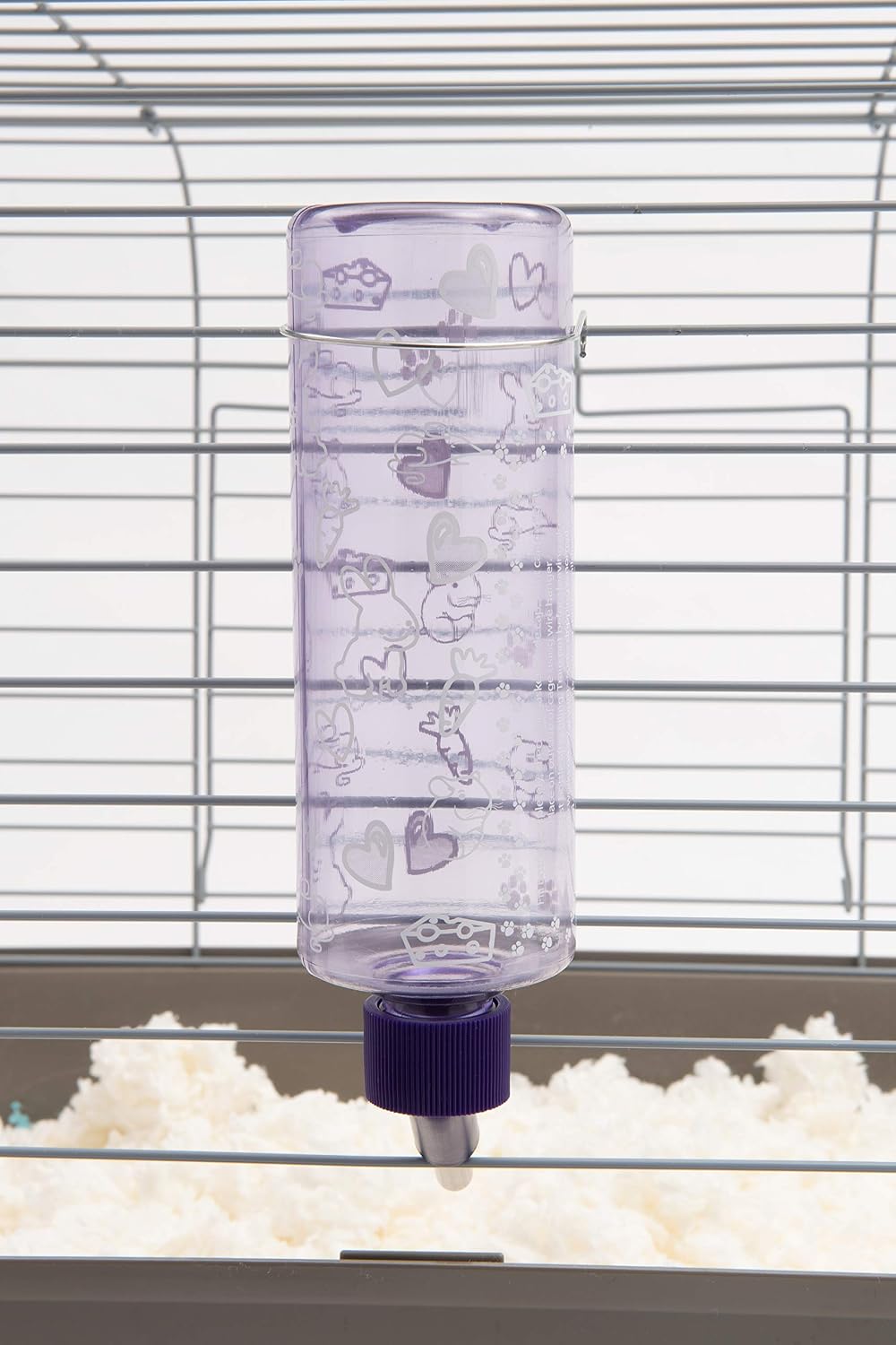 Lixit Standard Cage Water Bottles for Rabbits, Ferrets, Guinea Pigs, Hamsters, Rats, Mice and Other Small Animal's (16 Ounce, Clear) - Image 4