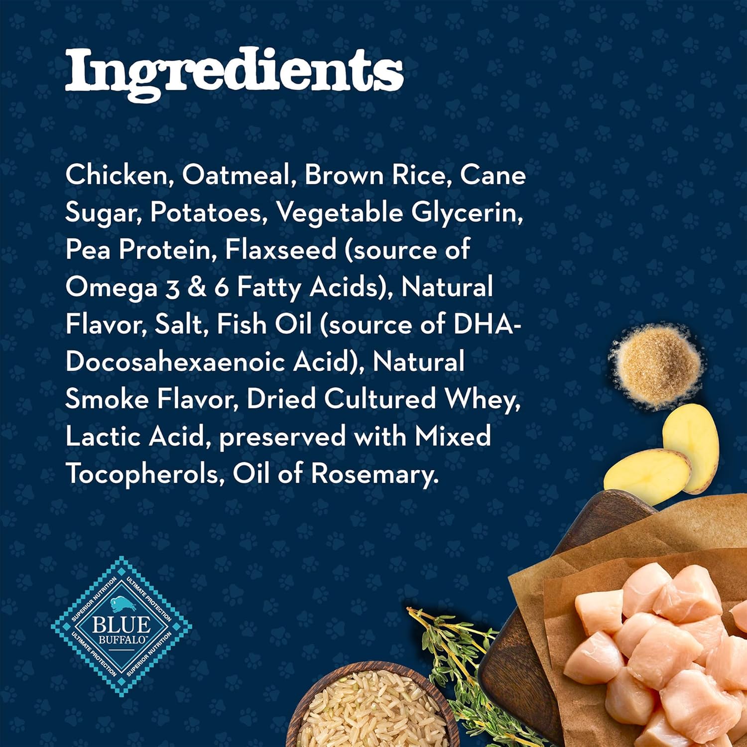 Blue Buffalo Baby Blue Training Treats Natural Puppy Soft Dog Treats, Savory Chicken 4-oz Bag - Image 5