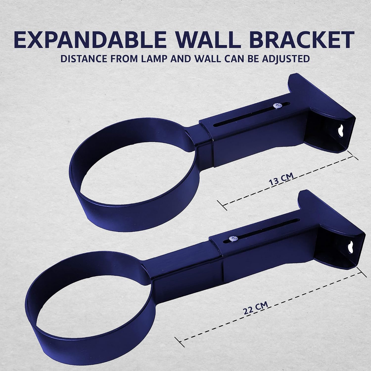 Brewish Wall Bracket for Fish Bubble Lamp | Sensory Bubble Tube Holder | Adjustable Arm for Light up to 10cm Diameter | Aquarium Light Bracket to Keep Fake Fish Aquarium Lamp Safe, Prevent Spillage - Image 5