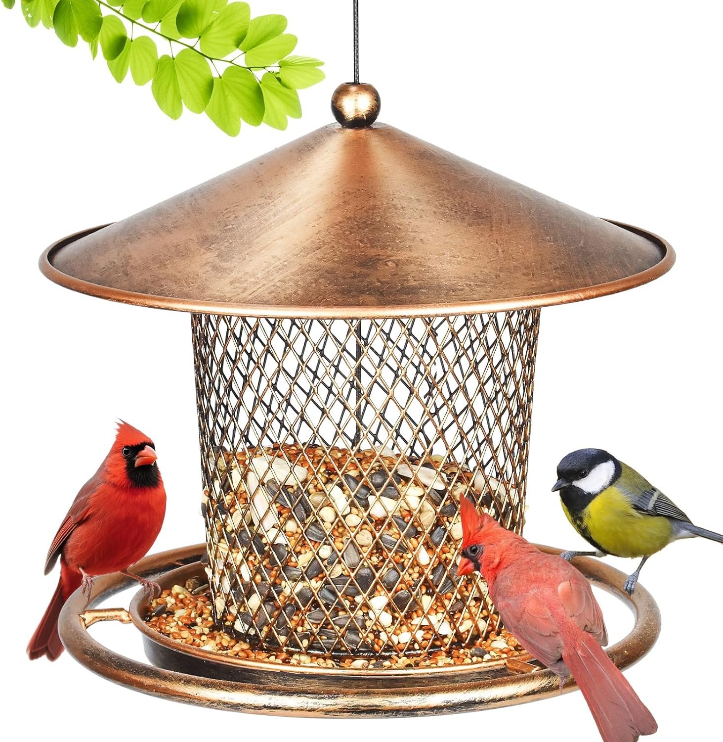 Bird Feeder, Weatherproof Wild Bird...