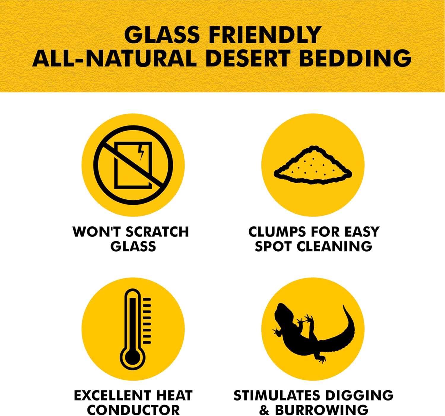 Zilla Desert Bedding, Substrate for Reptile Terrariums, Ideal for Bearded Dragons, Uromastyx, and More, 10 Quarts - Image 3