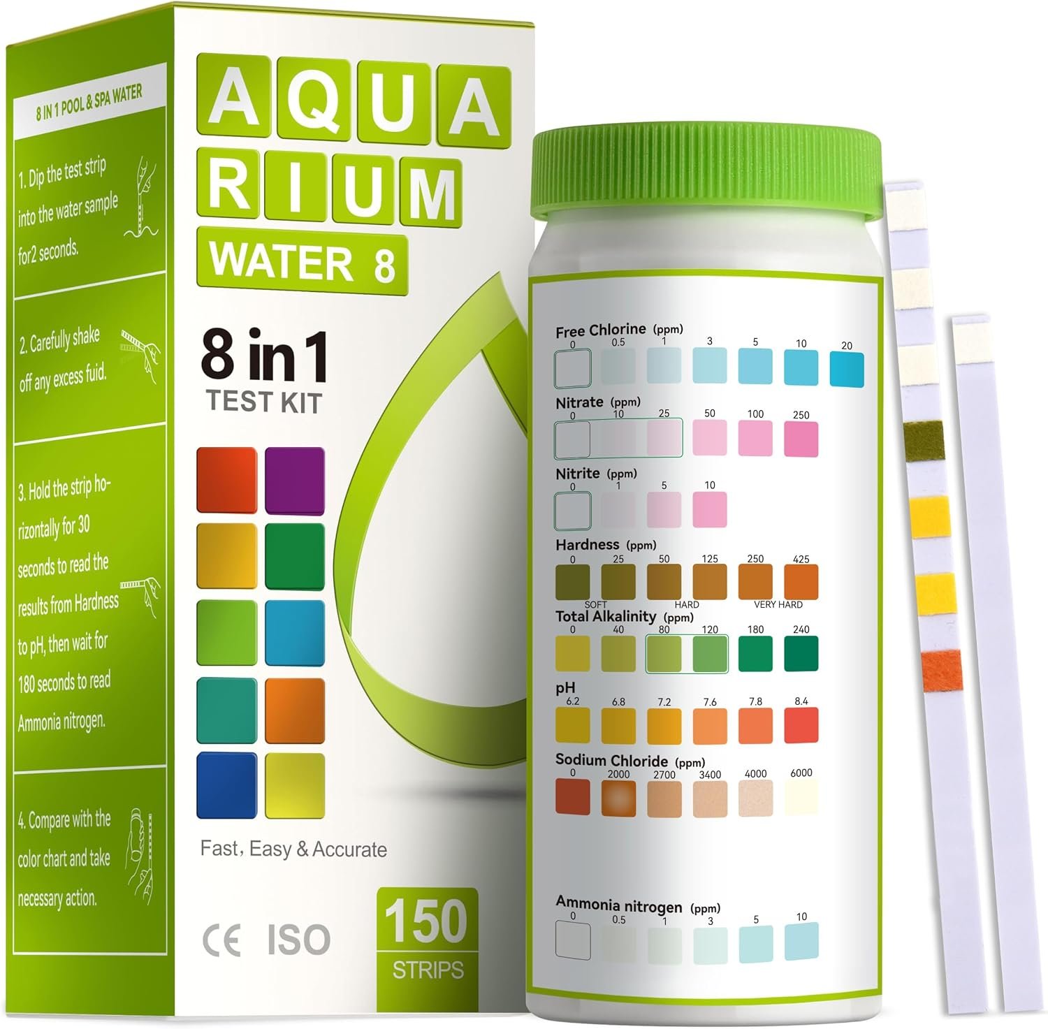 AAwipes 8-in-1 Aquarium Test Kit (1...