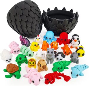 25 pcs Animal Figurines with Dragon...