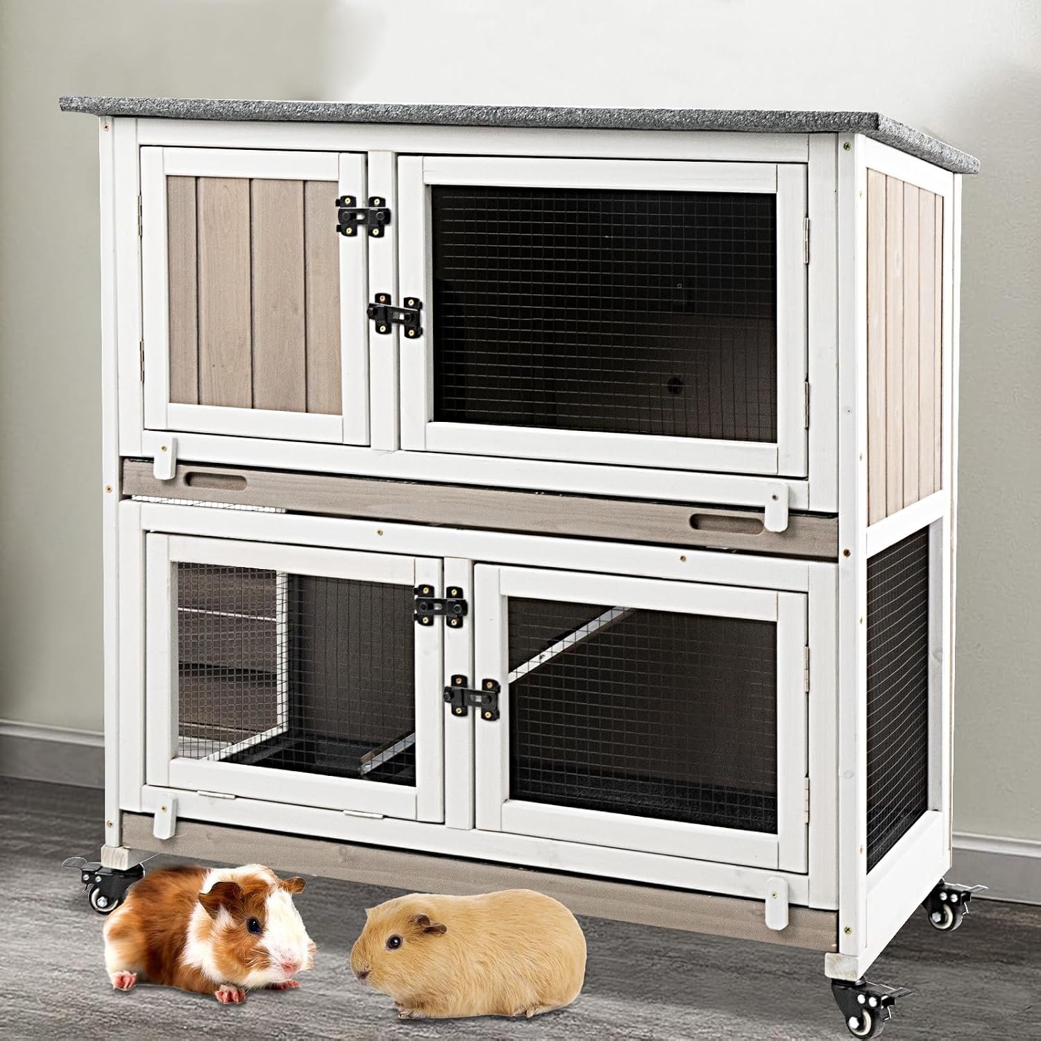 36″ L Guinea Pig Cages Wooden...