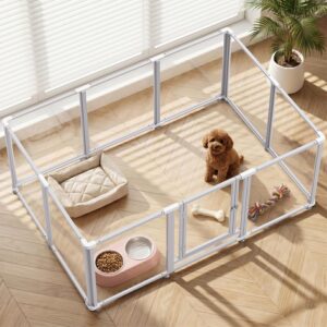 Clear Acrylic Dog Play Pen Indoor P...
