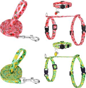 2 Pack Cat Harness and Leash, Escap...