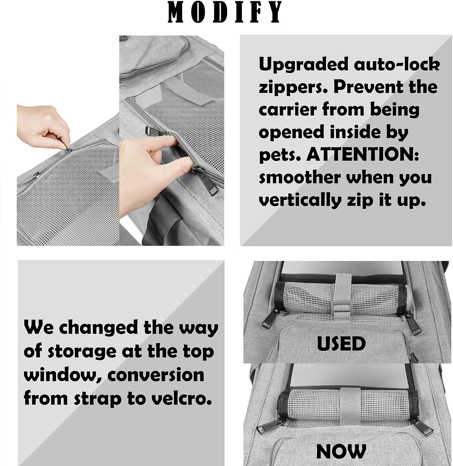 GAPZER Pet Carrier for Large Cats, Soft-Sided Cat Carrier for Medium Big Cats and Puppy up to 20lbs, Washable Dog Carrier Privacy Protection for Home Outdoor Travel - Image 3