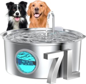 Dog Water Fountain for Large Dogs: ...