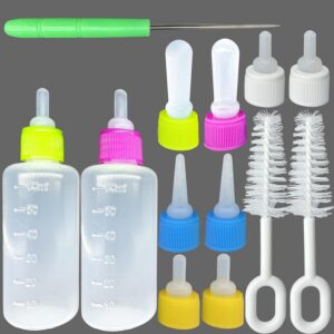2 Sets of 5-Color Plastic and Silic...