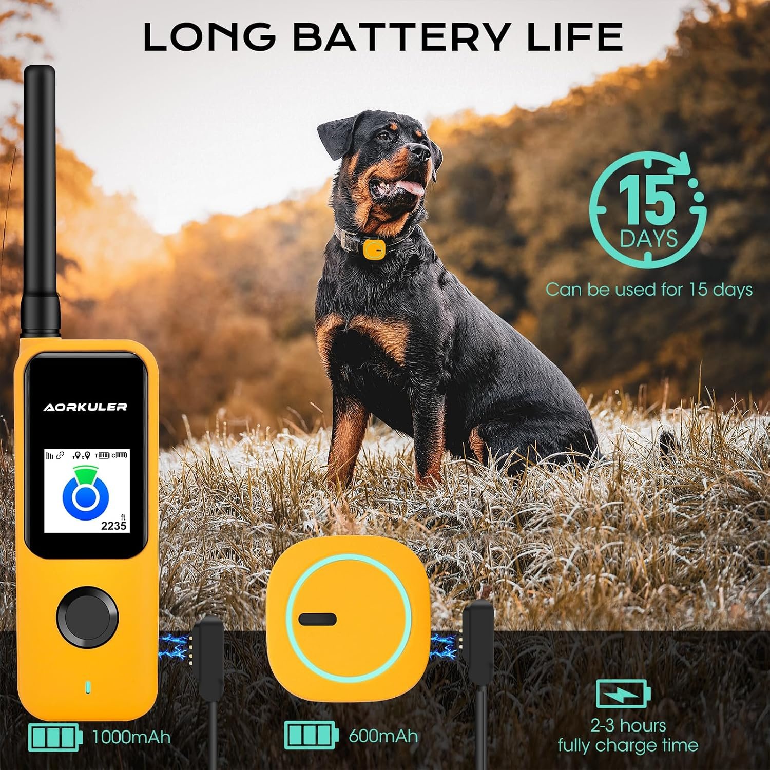 Outdoor GPS Dog Tracker – No Monthly Fees, No Phone or Cellular Signal Needed, Real-Time Tracking for Remote & Rural Areas, Hiking, Camping, Farms & Large Open Spaces(Tracker 2) - Image 6