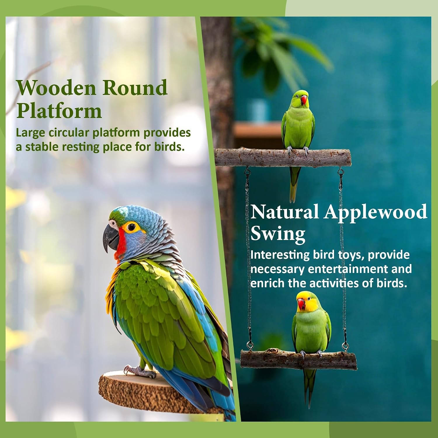 8pcs Natural Bird Perches for Cage, 5.9“ Small Wood Bird Perch for Parakeet/Cockatiel, Bird Cage Stick, Bird Branches for Cages, Birdcage Accessories for Parrot Conure - Image 4