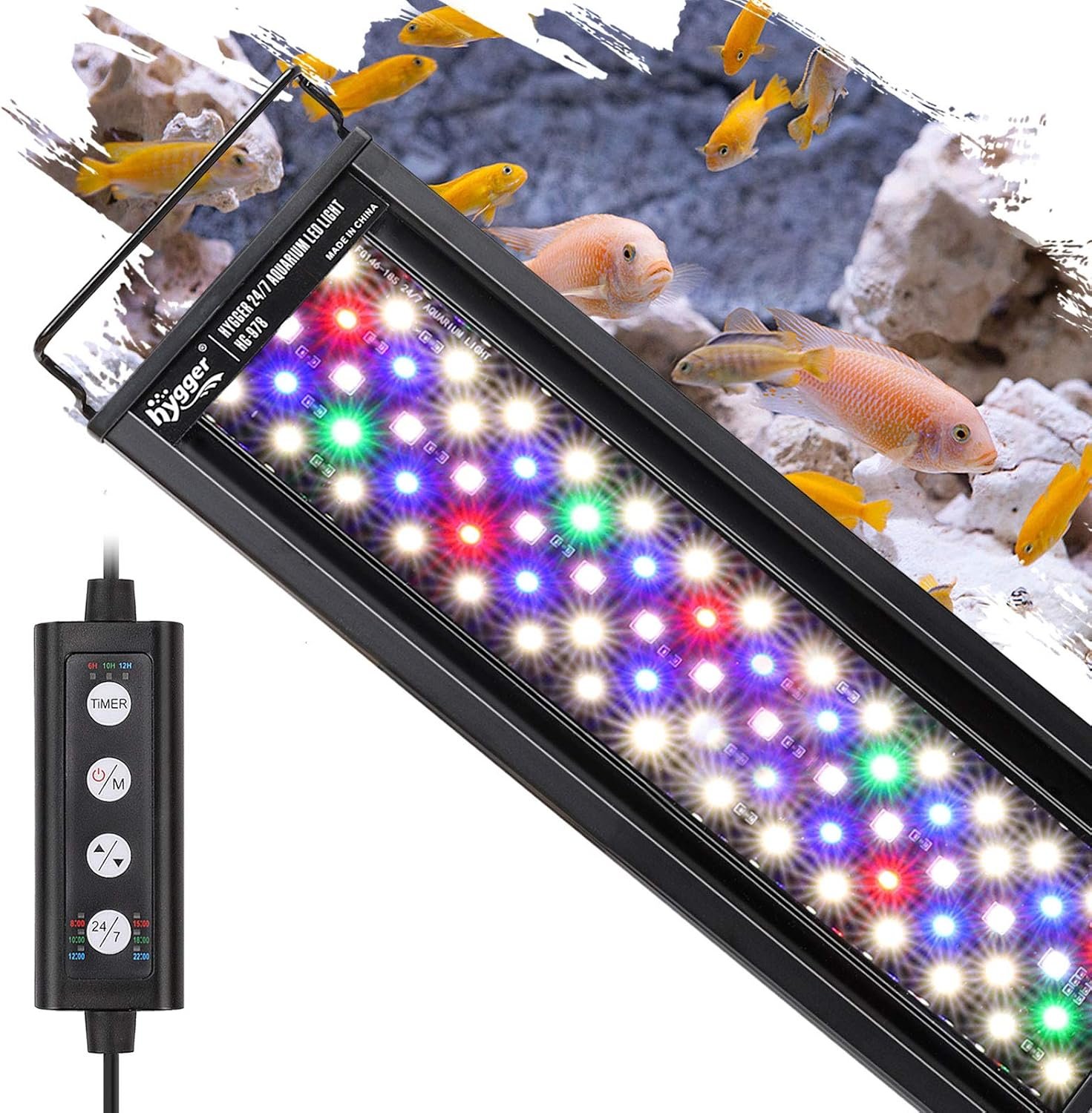 hygger 18W 24/7 Lighting Aquarium L...