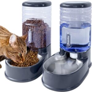 Stainless Steel Automatic Pet Feede...