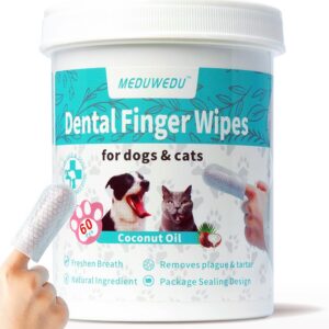MEDUWEDU Dental Care Finger Wipes 6...