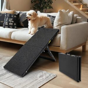 Dog Ramp for Car,33.2″x 12.8&...