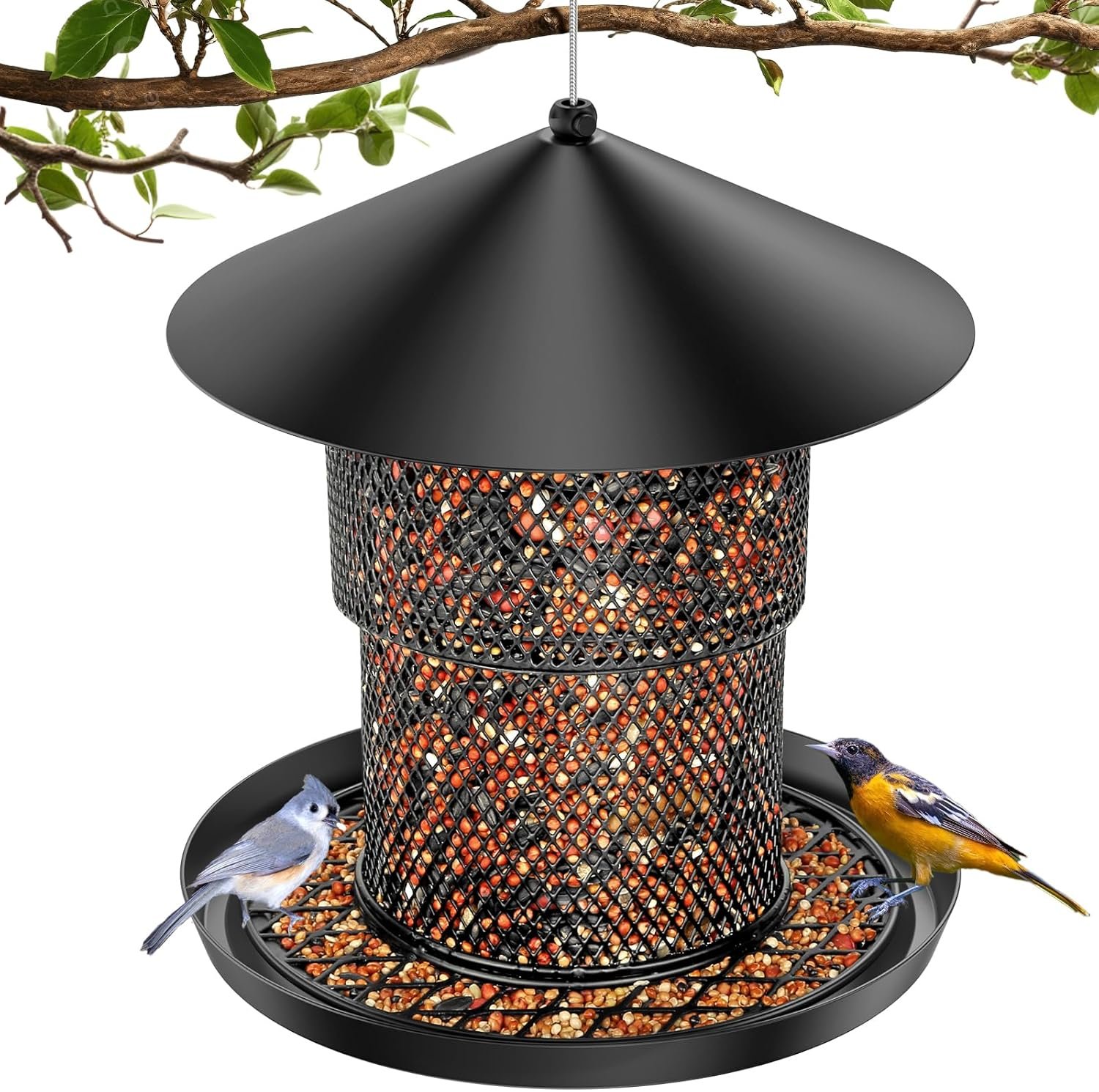 Bird Feeder for Outdoor Hanging, No...