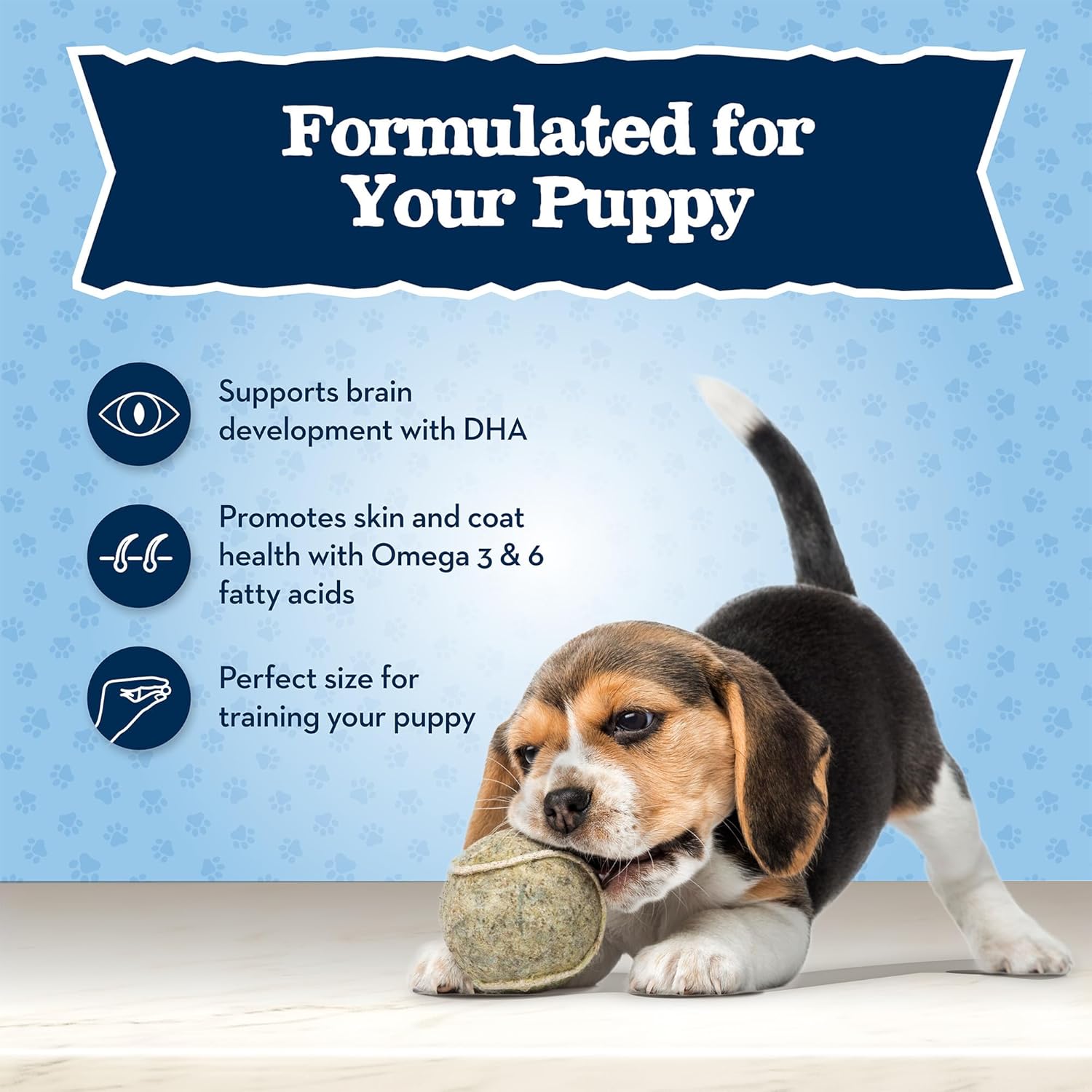 Blue Buffalo Baby Blue Training Treats Natural Puppy Soft Dog Treats, Savory Chicken 4-oz Bag - Image 6