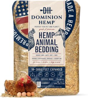 Premium Hemp Bedding for Chicken Co...