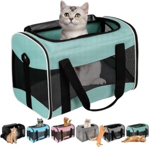 Cat Dog Carriers Soft-Sided Pet Car...