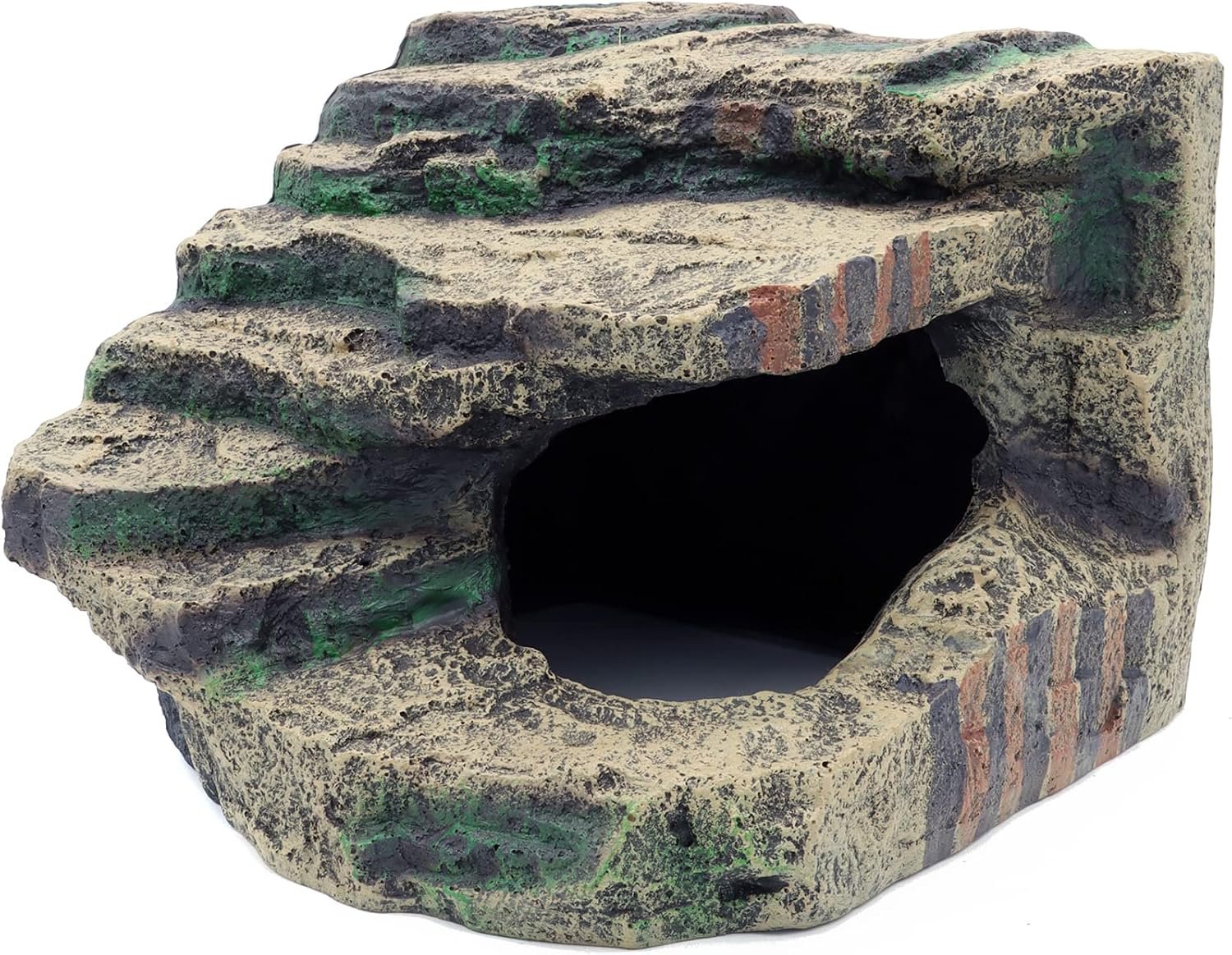 JIHAQUA Large Resin Reptile Tank Ac...