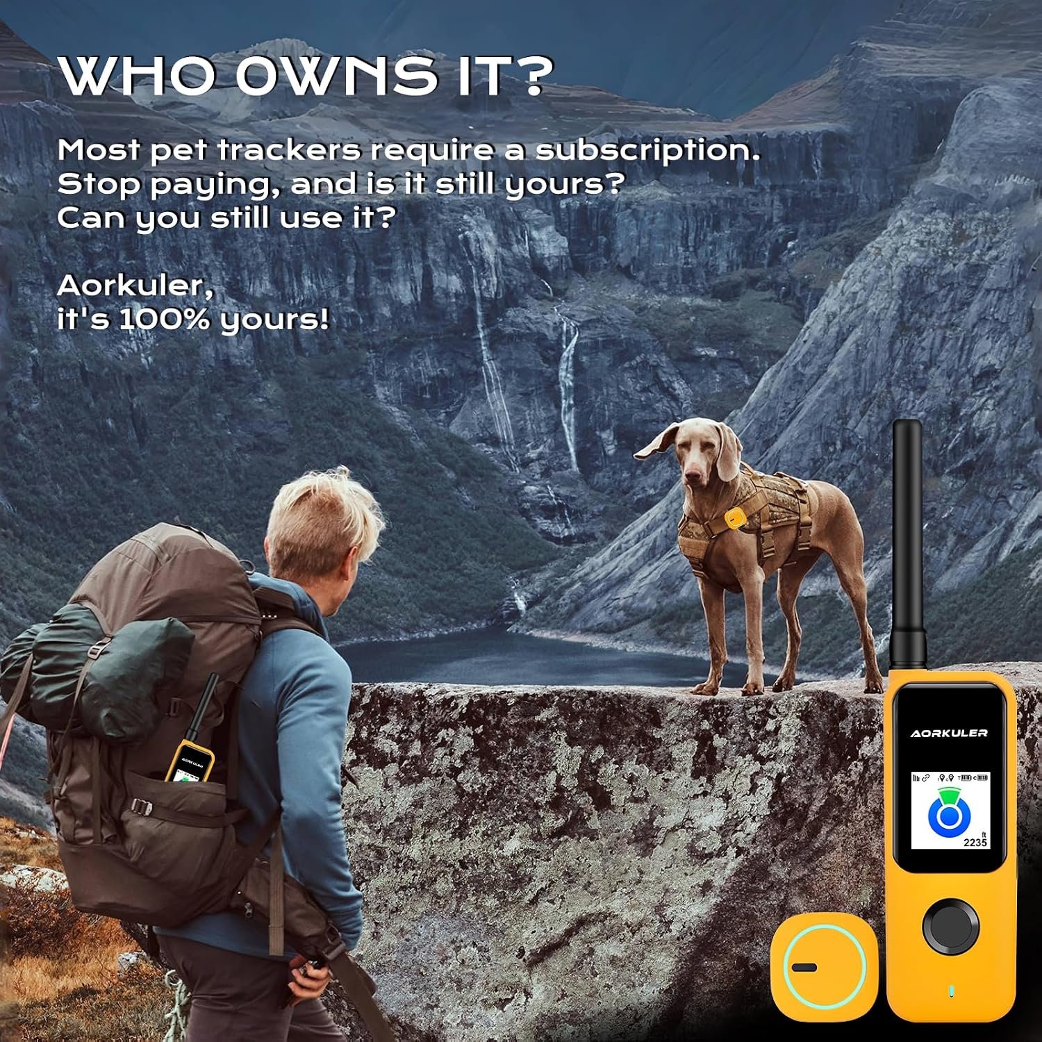 Outdoor GPS Dog Tracker – No Monthly Fees, No Phone or Cellular Signal Needed, Real-Time Tracking for Remote & Rural Areas, Hiking, Camping, Farms & Large Open Spaces(Tracker 2) - Image 7