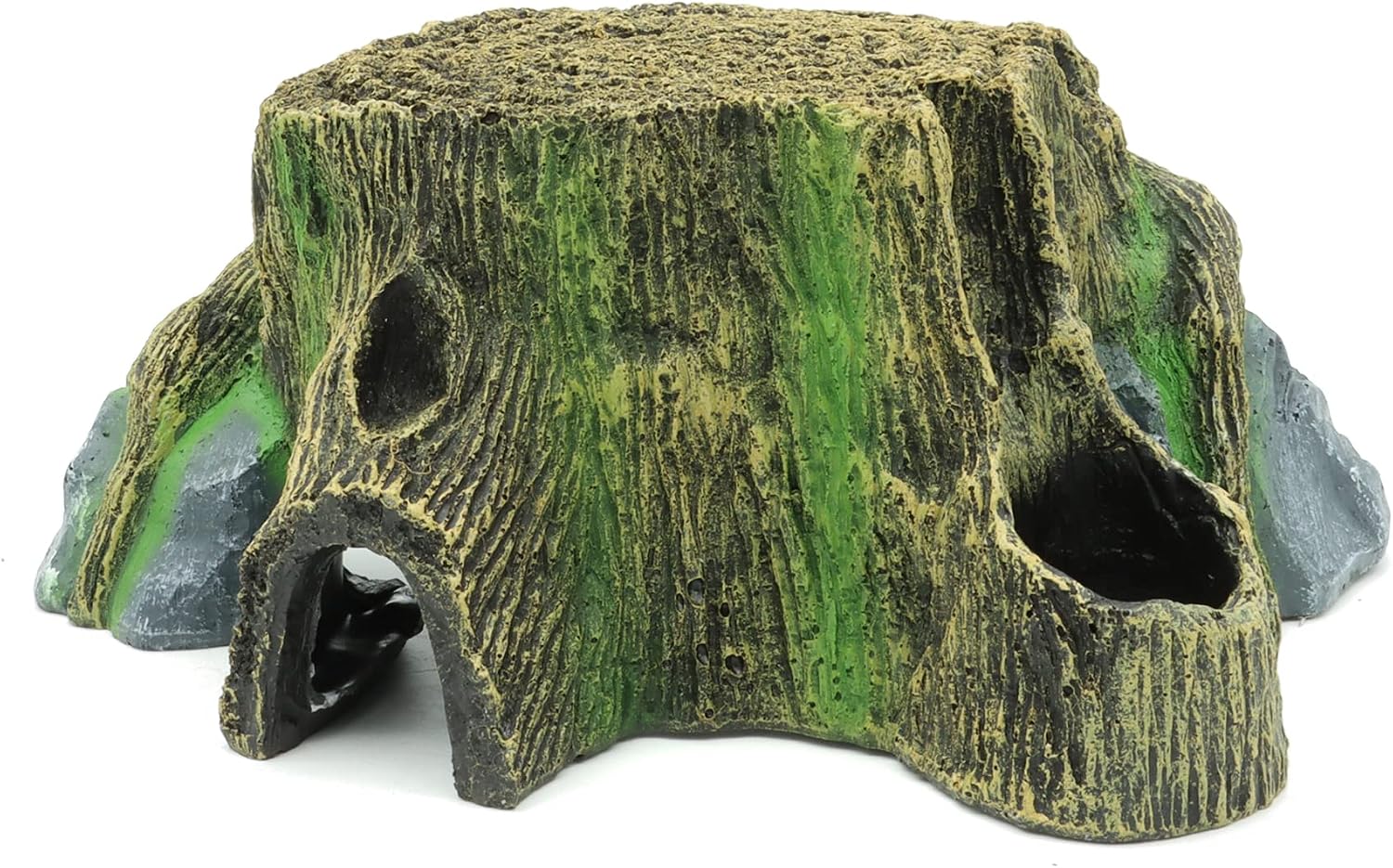 JIHAQUA Resin Large Turtle Tank Accessories Reptile Hideouts Cave Habitat Decor for Gecko Leopard Lizards Toad - Image 5