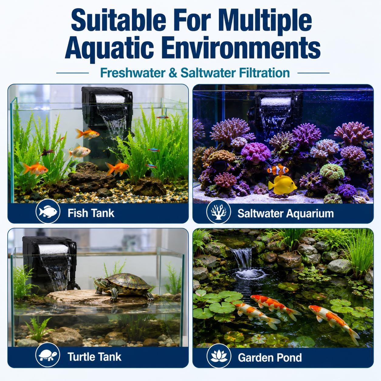 MAQIHAN Aquarium Filter Media Pad - White Filter Floss, 39.4 x 11.8 Inch | Filter Foam Roll, Fish Tank Filter Floss for Freshwater & Saltwater Aquariums, Ponds, Turtle Tanks, Polishing Pad Clear Water - Image 7