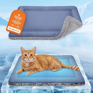 Cooling Mat for Cats, Reversible Se...