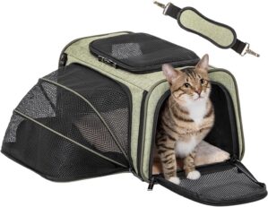 Petsfit Small Expandable Cat Carrie...