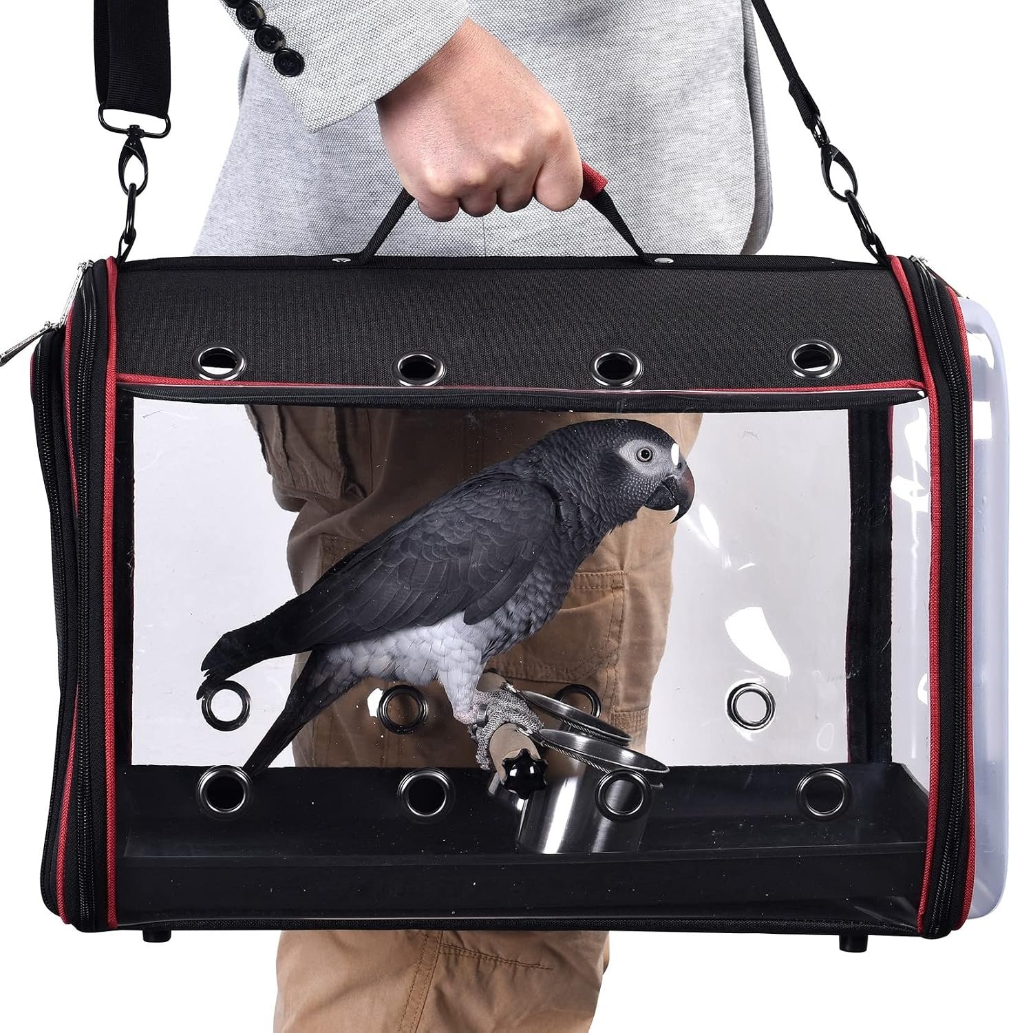 Lightweight Bird Carrier Travel Cag...