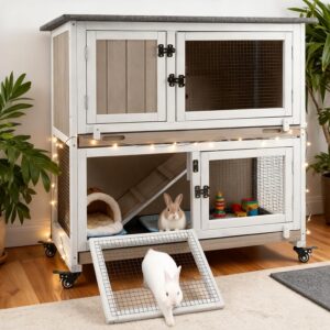 Gowoodhut 36″ L Rabbit Hutch ...