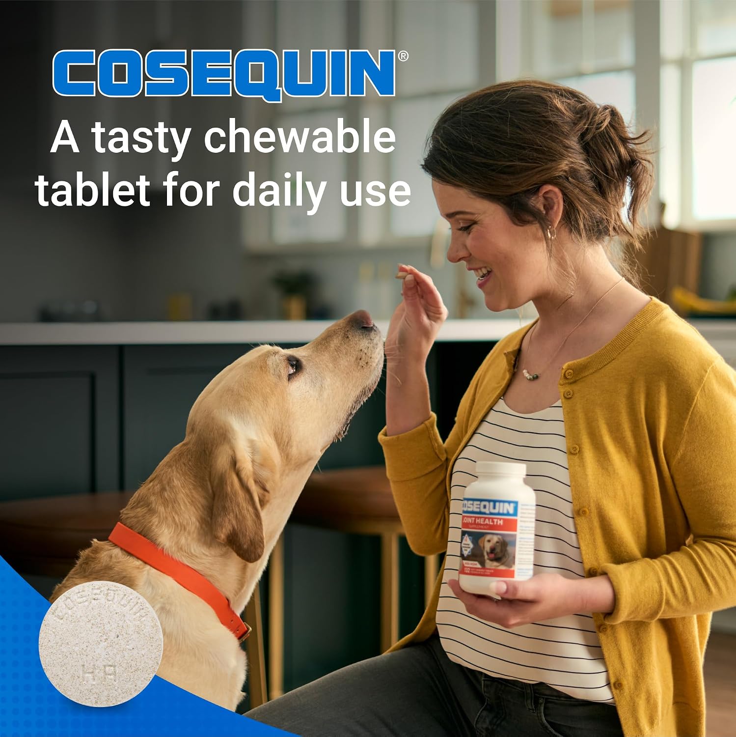 Nutramax Cosequin for Dogs Joint Health Supplement, Contains Glucosamine for Dogs, Plus Chondroitin, MSM and HA, Supports Healthy Joints, Chewable Tablets, 75 Count - Image 3