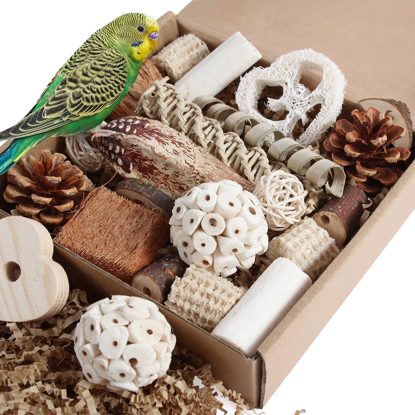 Kyouki Bird Toys Parrot Toys Natura...