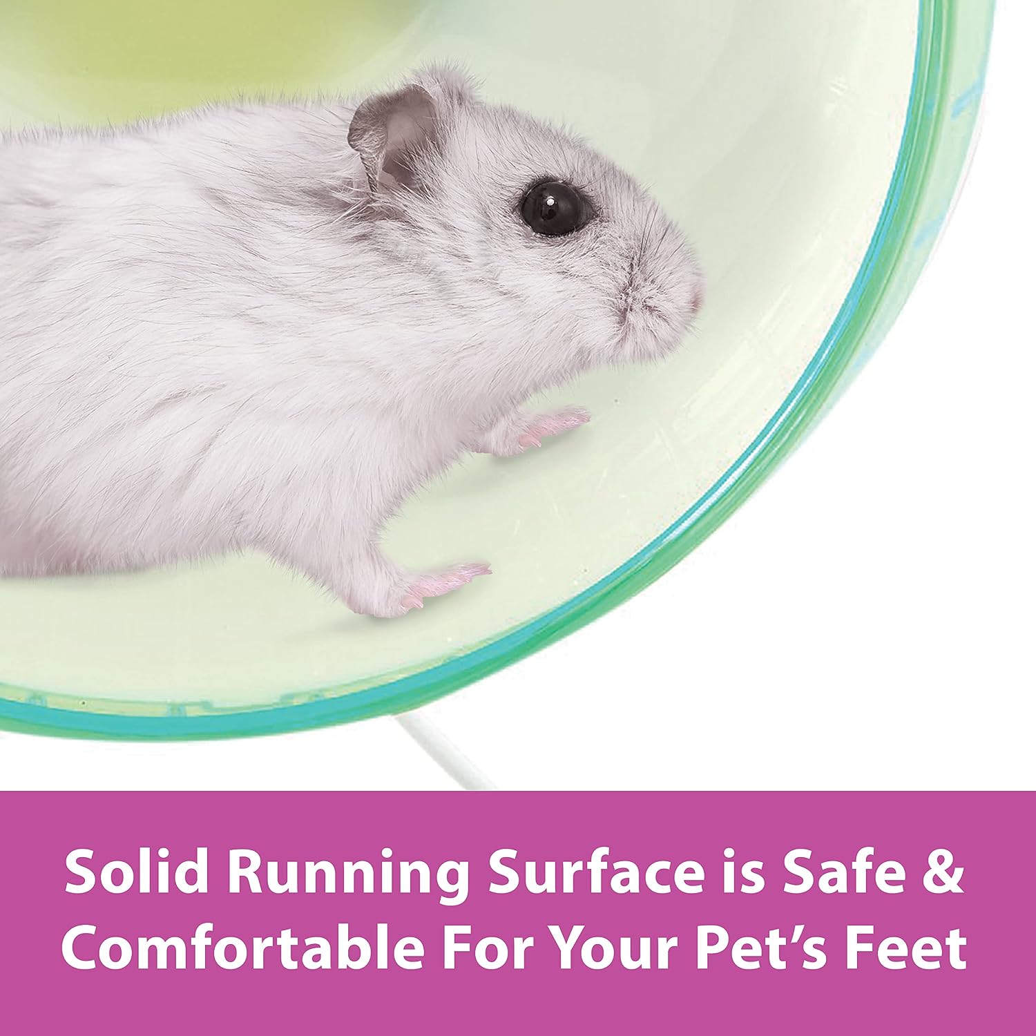 Kaytee Silent Spinner Wheel For Pet Mice and Dwarf Hamsters, Mini 4.5 Inch - Image 7