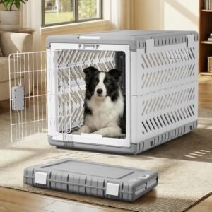 Collapsible Dog Crate for Large/Med...