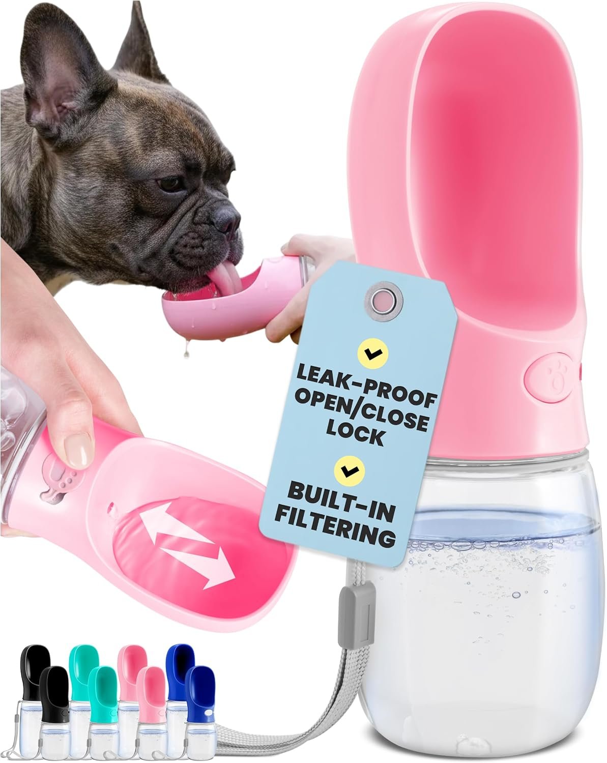 MalsiPree On the Go Dog Water Bottl...