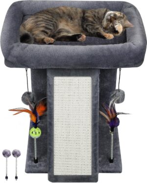 TWDEPART Cat Tree Tower with Cat Sc...