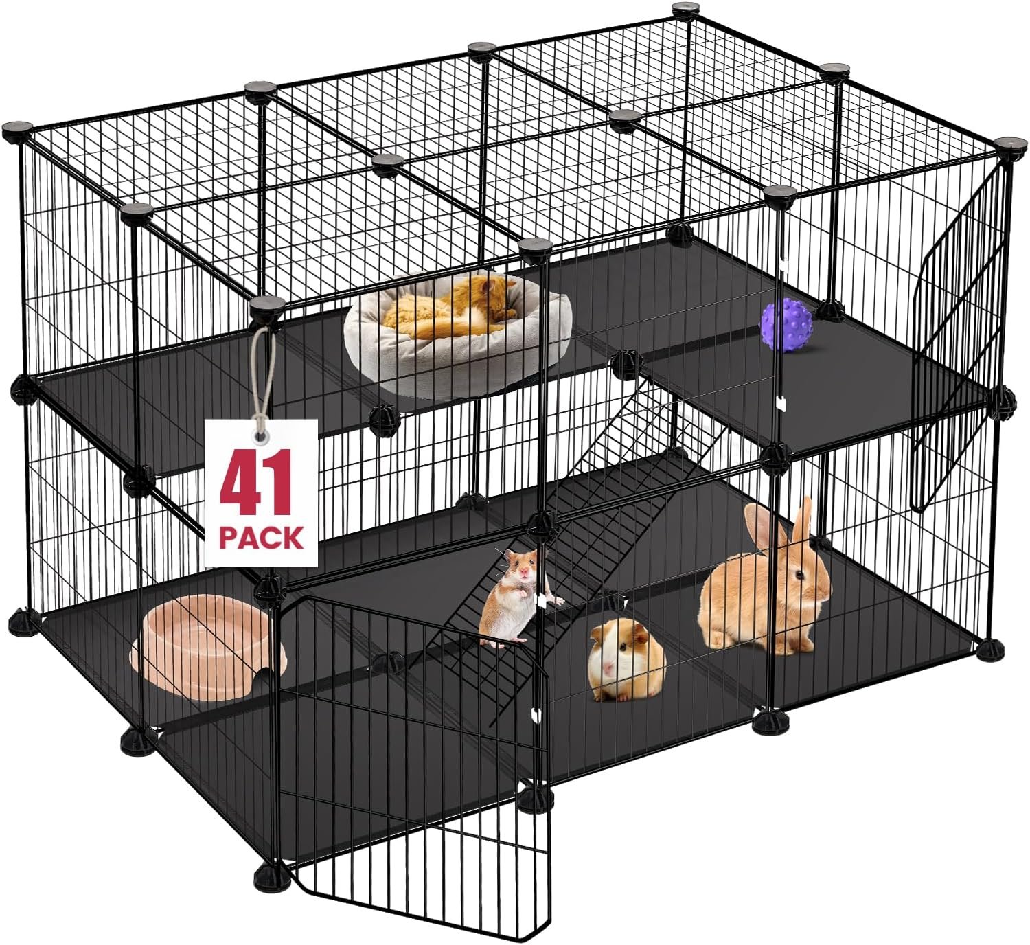 VISCOO 41 Panels Pet Playpen, 35.4&...