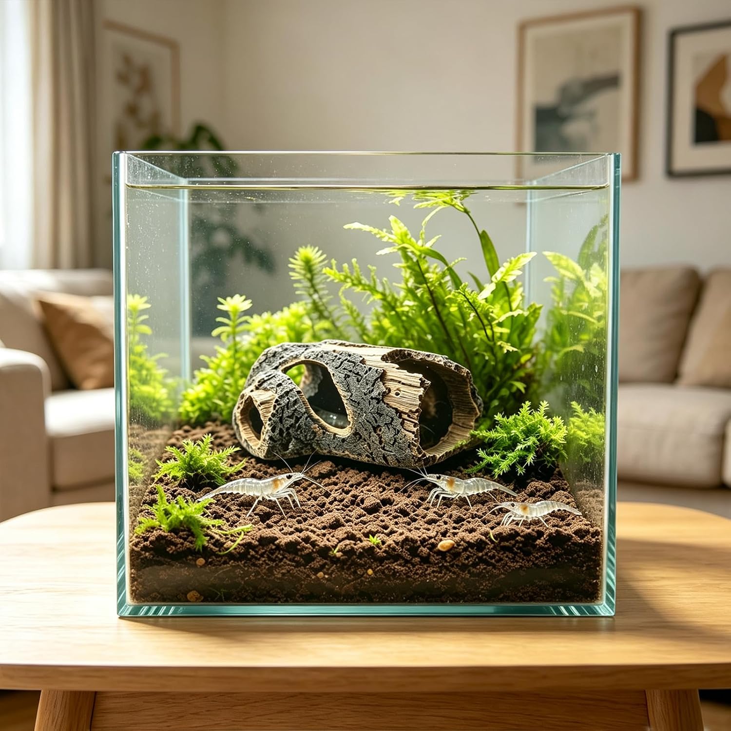 Aquarium Decorations Fish Tank Decor Betta Cave Accessories Ornament for for Fish Shrimp Reptiles to Play Hide Rest Breed, Small - Image 4