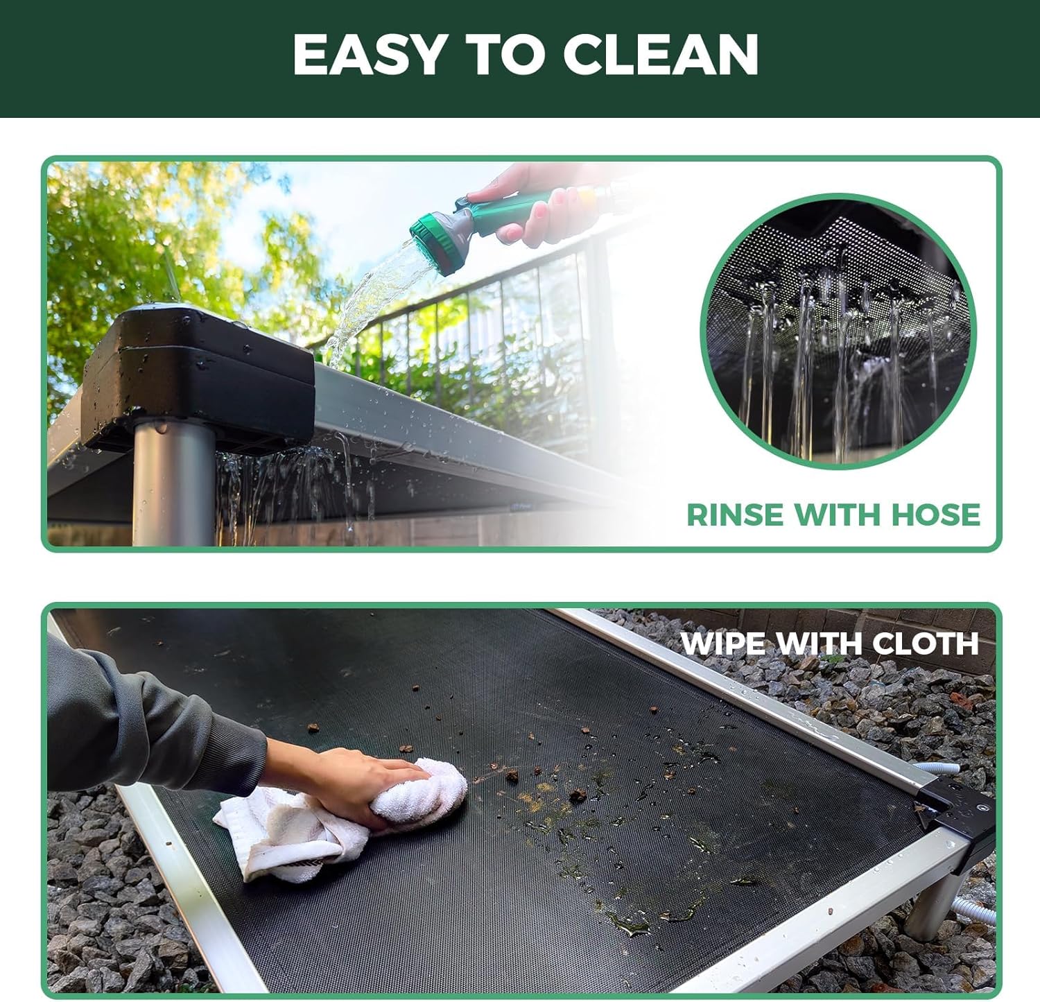 FXW TitanNest Cooling Chew-Proof Elevated Dog Bed for Medium Dogs | Easy to Clean, Pre-assembly Raised Cot, Indoor/Outdoor/Camping, 41 x 27 x 5in - Image 7