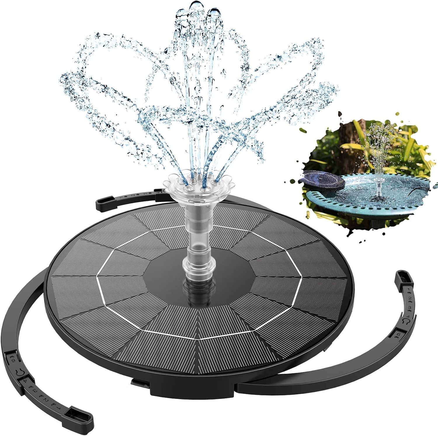 AISITIN 3.5W Solar Fountain Pump fo...