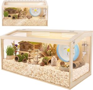 Wooden Hamster Cage, 32inch Large H...