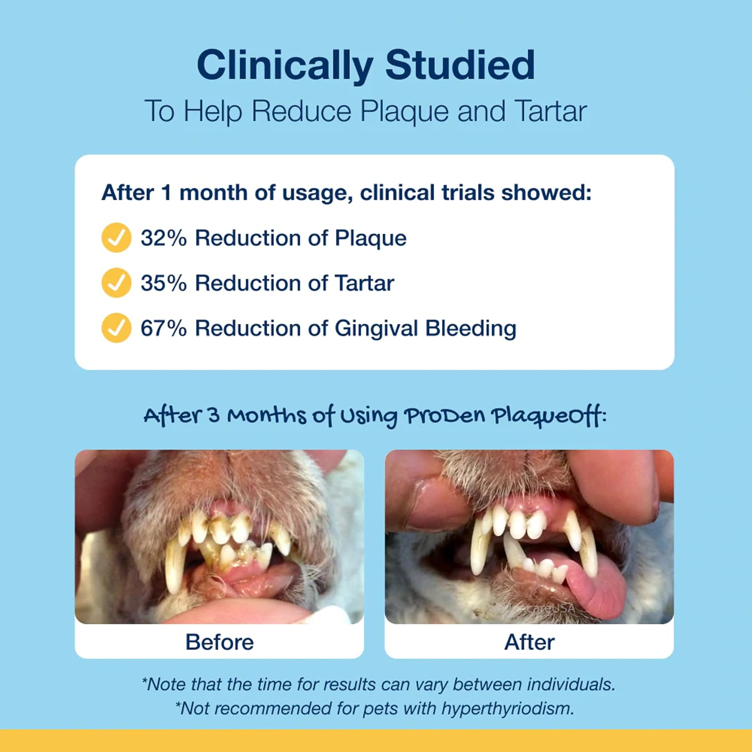 Proden PlaqueOff Dental Care for Dogs and Cats, 60gm | VOHC Accepted Dental Powder for Pet Oral Care - Supports Fresher Breath and Dental Hygiene - 100% Natural Kelp Formula - Image 4